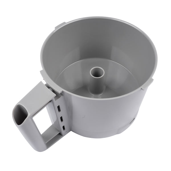 Robot Coupe R2 3-Quart Food Cutter Bowl - Compatible with R2 Dice, R2B, R2N | Durable Gray Replacement Bowl