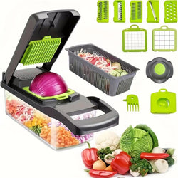 14-in-1 Vegetable Chopper & Slicer | Multifunctional Food Dicer, Onion Cutter & Kitchen Tool