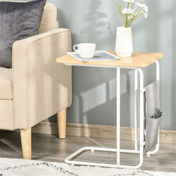 C-Shaped Sofa Side Table – Compact, Versatile, and Modern Design