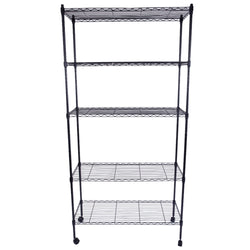 Shop Durable 5-Tier Metal Storage Shelves - Heavy Duty Organizers for Every Space