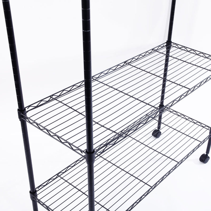 Shop Durable 5-Tier Metal Storage Shelves - Heavy Duty Organizers for Every Space