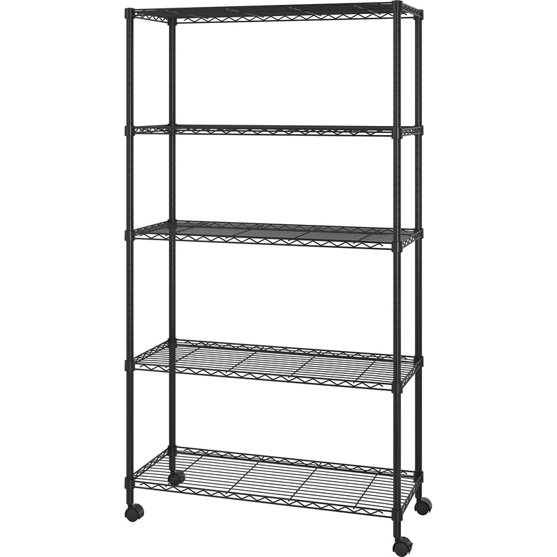 Shop Durable 5-Tier Metal Storage Shelves - Heavy Duty Organizers for Every Space