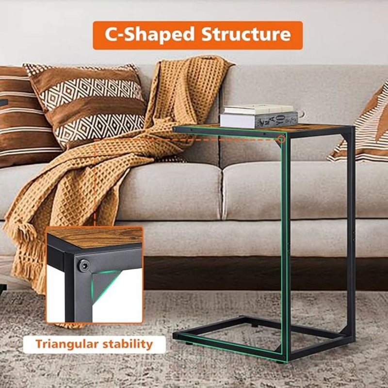 Shop Modern C-Shaped Side Tables – Perfect for Sofas, Living Rooms & Unique Coffee Table