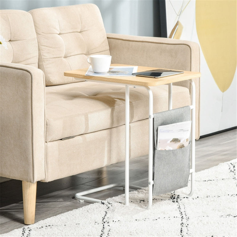 C-Shaped Sofa Side Table – Compact, Versatile, and Modern Design